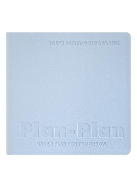 Planwith软皮笔记本高颜值方形本