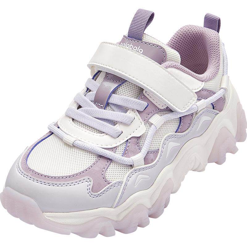 巴拉巴拉童鞋儿童运动鞋女童鞋秋鞋子老爹鞋厚底网面透气