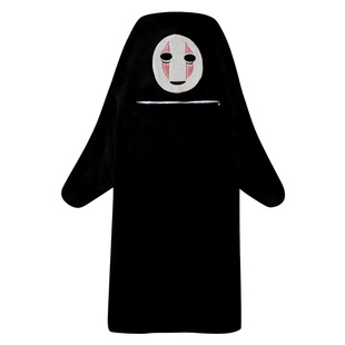 万圣节网红无脸男亲子睡衣珊瑚绒搞怪儿童睡袋成人沙雕社恐连体衣