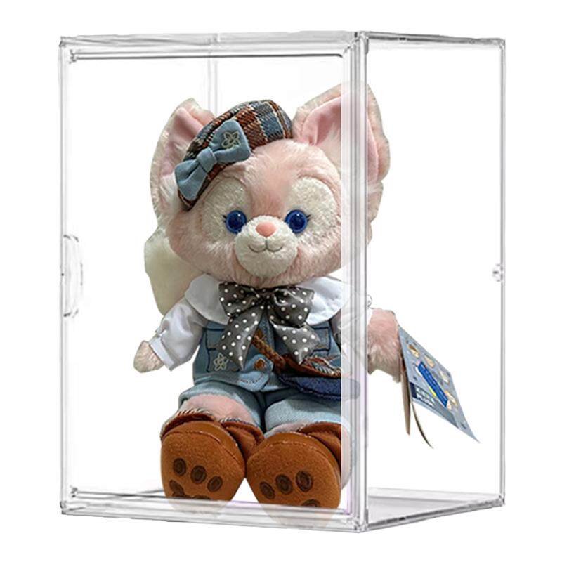 模型防尘展示架娃娃收纳盒亚克力展示盒透明架子毛绒玩偶公仔盲盒