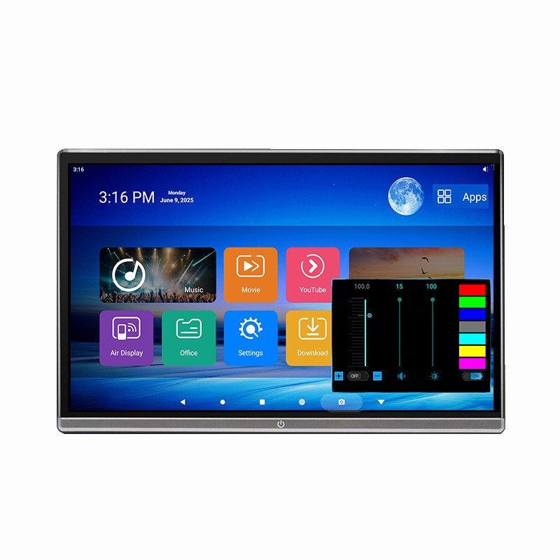 汽车后排娱乐屏安卓系统128G车载网络电视超清头枕显示器手机投屏