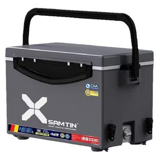 雷臣29升钓箱2023新款台钓箱钓鱼箱超轻超硬2900B灰色蓝色渔具箱