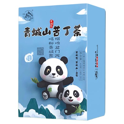 都江堰标志性特产青城袋泡苦丁茶适宜冷泡茶青城山苦丁茶40g