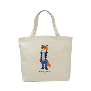 Maison Kitsune男女同款狐狸印花单肩包托特包男女2026年新品XY