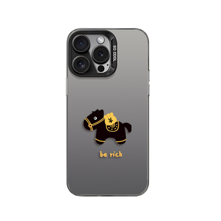 2026小黑马适用苹果17手机壳新款iPhone16马上有钱iPhone13马年15promax新年11发财14/12mini/x/xr/xs/8plus7