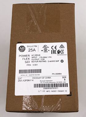 议价25A-A2P5N114罗克韦尔ABPowerFlex523变频器全新现货25AA2P5N