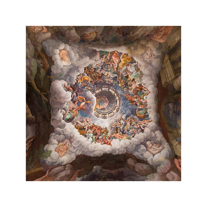巨人大厅天顶朱利奥·罗马诺超高清油画原版作品图片素材