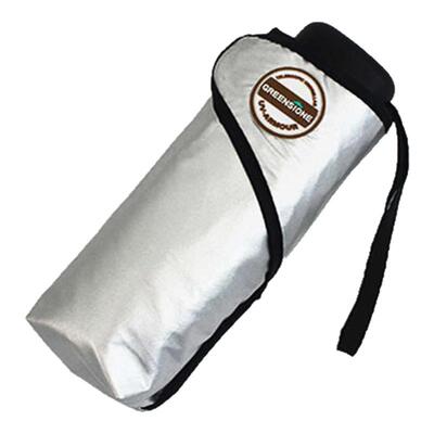 GREENSTONE钛涂层upf50+专业防晒伞超轻五折防紫外线遮阳太阳伞女