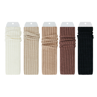 袜套堆堆袜女卡其色针织腿套