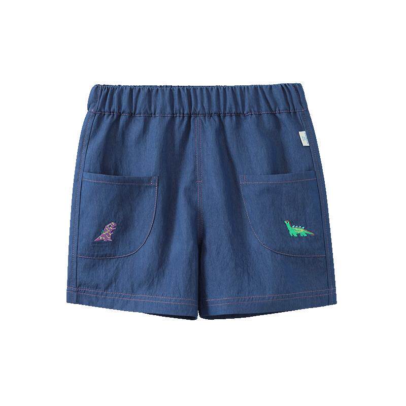 齐齐熊莱赛尔天丝棉麻短裤夏季