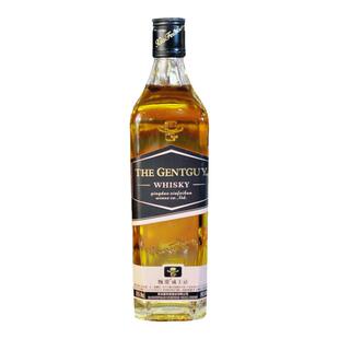 威士忌红标28度洋酒黑标方瓶500ml调酒基酒烈酒可乐桶国产瓶装