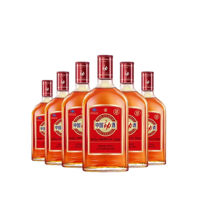 劲牌中国劲酒520ml*6瓶装保健酒光瓶红粉劲酒125ml*6礼盒装旗舰店