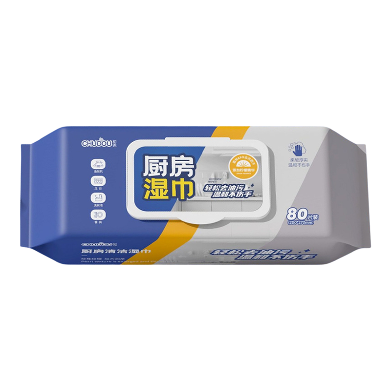 厨房湿巾去油去污加大加厚