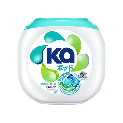 日本菁华洗衣凝珠持久留香三合一