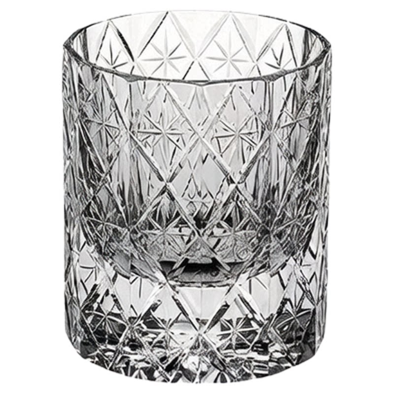 高端手工雕刻K9水晶威士忌杯