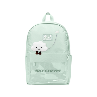 斯凯奇痛包红色双肩包娃包小学生初中二次元书包女外出背包大容量