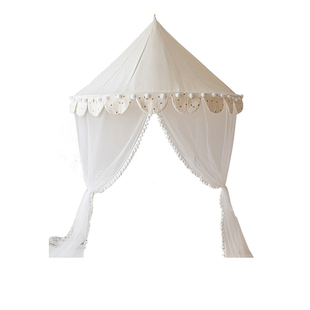 ins儿童帐篷壁挂蚊帐公主家用女孩宝宝婴儿床幔防蚊读书角装饰