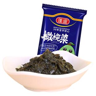 蓬盛橄榄菜30g5袋小包装开味咸菜下饭下面菜酱菜小菜官方旗舰店款
