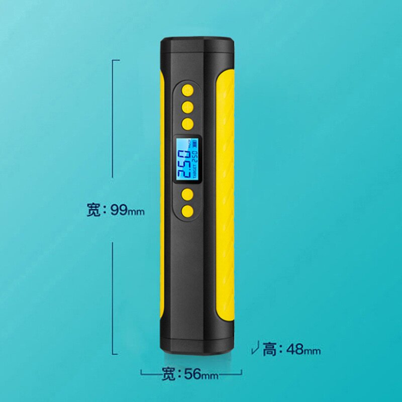 车载充气泵无线便携式车用轮胎气泵游泳圈摩托车电动气泵汽车打加
