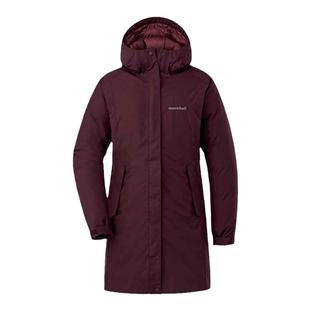 日潮跑腿Montbell蒙贝欧bernina女款中长款800蓬羽绒服防雨雪外套