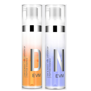 EVM早红晚蓝精华组合紧致清爽弹润保湿舒缓面部分时肽淡纹精华液