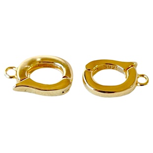 小珠专用小卡扣扣头珍珠水晶手链项链银镀铑金diy配件材料扣子