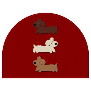 圈绒过年红色半圆地垫入户门喜庆地毯可爱门垫耐脏卧室门口脚垫子