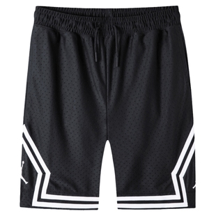 JORDAN儿童装男童篮球裤运动裤网眼短裤中大童五分裤JD2222007