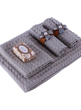 浴室柜装饰品摆件毛巾浴巾套装