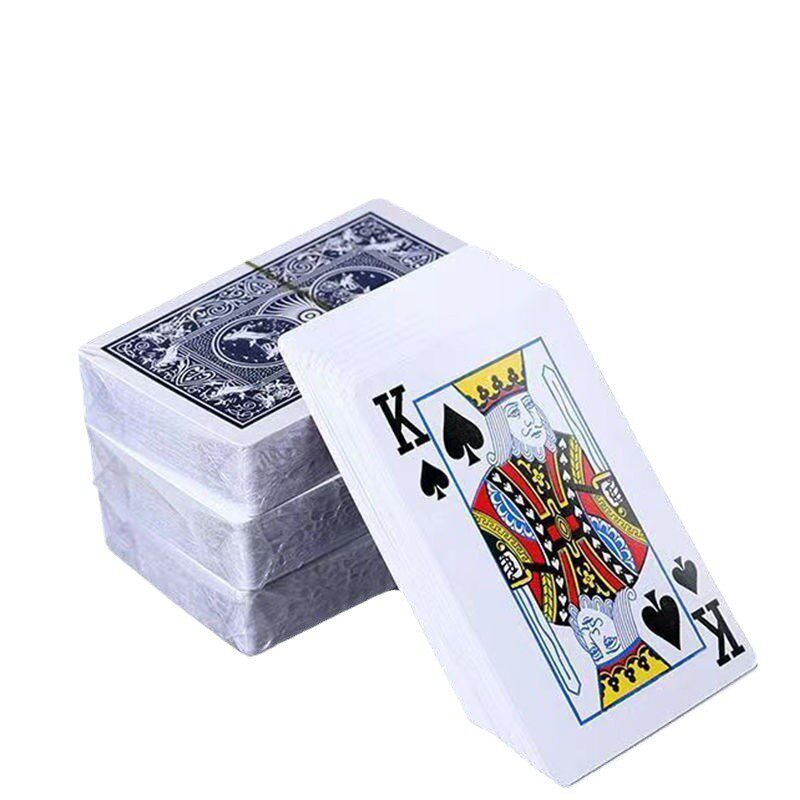 高端扑克牌加厚加硬防水耐磨2026新款斗地主麻将棋牌室专用打不烂