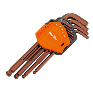 华丰巨箭S2内六角扳手套装加硬高强度梅花星形公制加长六角扳手