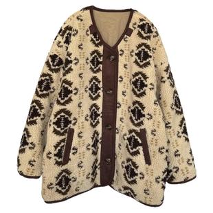 两面穿棉服女款2025新款仿羊羔毛中长款洋气宽松高级感棉衣外套冬