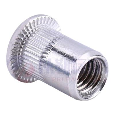 【按斤批发】304竖纹六角铆螺母