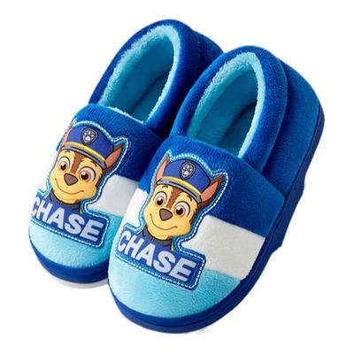 汪汪队新品秋冬女宝宝毛绒拖鞋