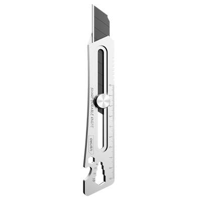 得力美工刀重型全钢加厚壁纸刀