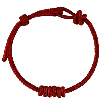 龙年本命年红绳手链女手绳编织绳