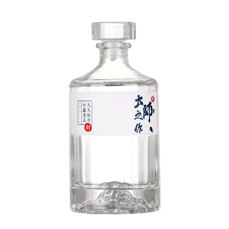 厂家直销无铅玻璃白酒瓶