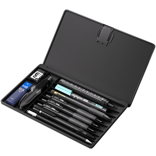 悟生学霸效率笔盒多功能黑科技文具盒男女孩款高颜值简约网红爆款大容量高级笔袋学生带文具收纳盒小学生