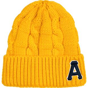 Aape旗舰店配饰字母刺绣休闲潮流麻花针织帽冷帽5288XXN