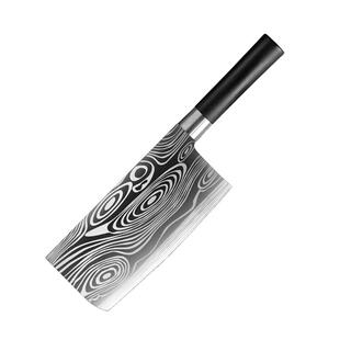 行冠菜刀砍骨刀两件套不锈钢家用组合超快锋利厨师砍骨刀切菜切片