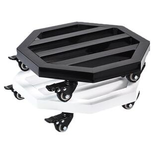 花盆托盘带轮移动底座金属万向轮称重物底盘滑轮滚轮透气花托托架