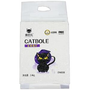 猫伯乐万御源纯豆腐猫砂2.5kg猫砂纯植物除臭快速结团无尘冲厕所