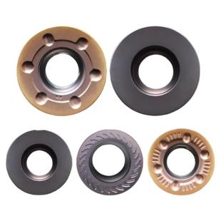 数控铣开粗刀片r6圆刀片r4不锈钢r5圆刀粒r3.5铣刀飞刀片rpmt1204