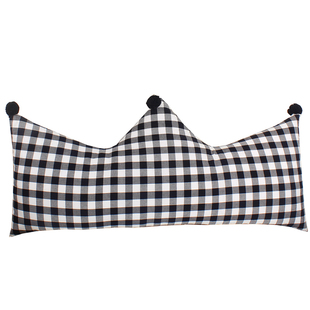 【只是套子不含芯】INS抱枕皇冠床头靠枕床上全棉大靠背套 靠垫套