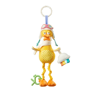 babycare婴儿推车载玩具挂件床铃抽抽乐宝宝抓握训练拉拉乐新生儿