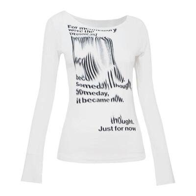 早秋修身低圆领百搭T恤长袖上衣