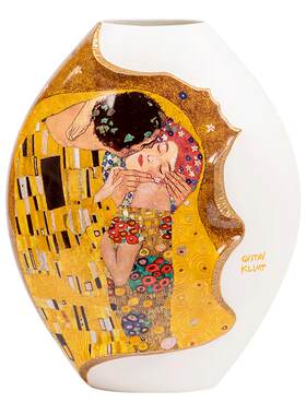 Goebel陶瓷德国客厅插干花Klimt