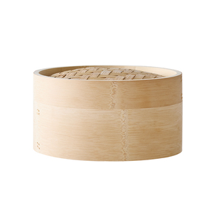 olayks竹蒸笼家用手工竹制竹编蒸屉蒸格22CM汤锅专用