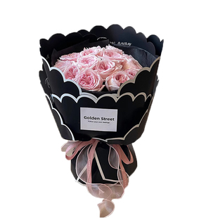 七色堇花瓣纸花束包花纸防水DIY手工包装材料花艺花店鲜花包装纸