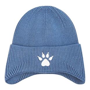 卡尔美儿童保暖帽子毛线帽秋冬防寒护耳百搭宽松显脸小针织帽